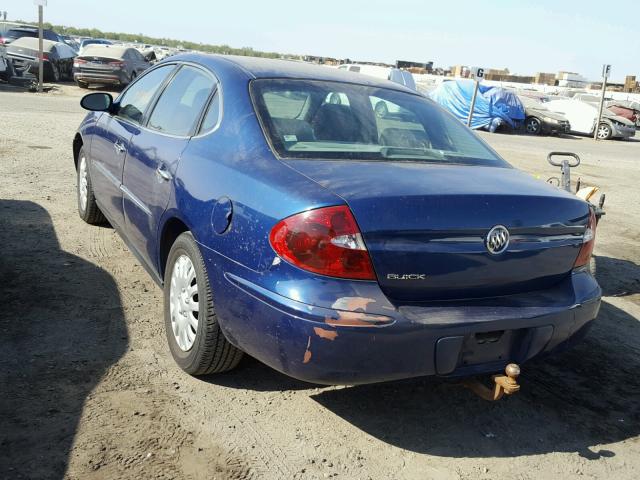 2G4WC532X51282599 - 2005 BUICK LACROSSE C BLUE photo 3