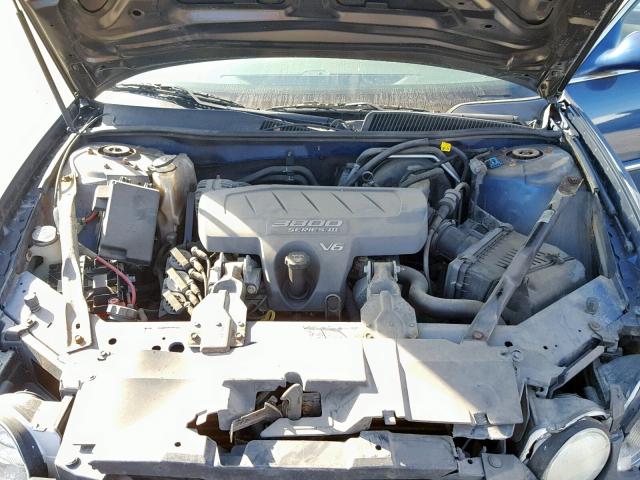 2G4WC532X51282599 - 2005 BUICK LACROSSE C BLUE photo 7