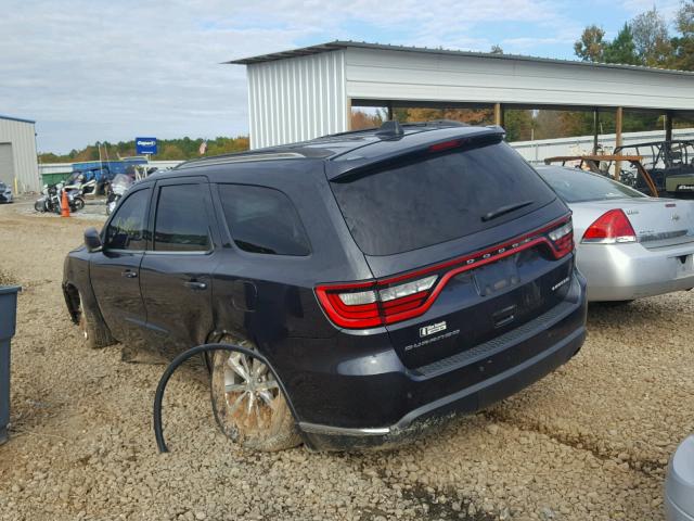 1C4RDHDG7EC592083 - 2014 DODGE DURANGO LI GRAY photo 3