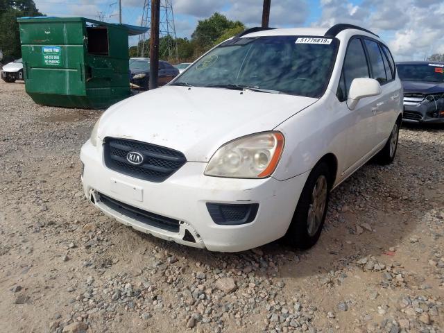 KNAFG526487154277 - 2008 KIA RONDO LX WHITE photo 2