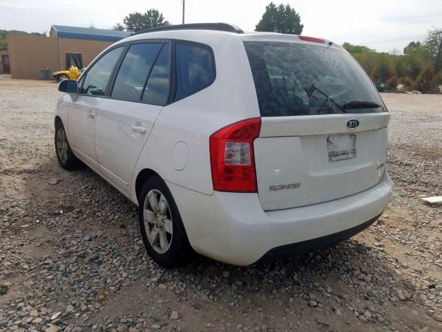 KNAFG526487154277 - 2008 KIA RONDO LX WHITE photo 3