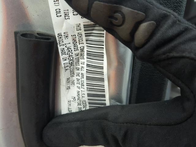 1J4RG4GK9AC156954 - 2010 JEEP COMMANDER SILVER photo 10