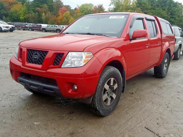 1N6AD07W59C408408 - 2009 NISSAN FRONTIER C RED photo 2