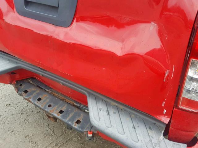 1N6AD07W59C408408 - 2009 NISSAN FRONTIER C RED photo 9