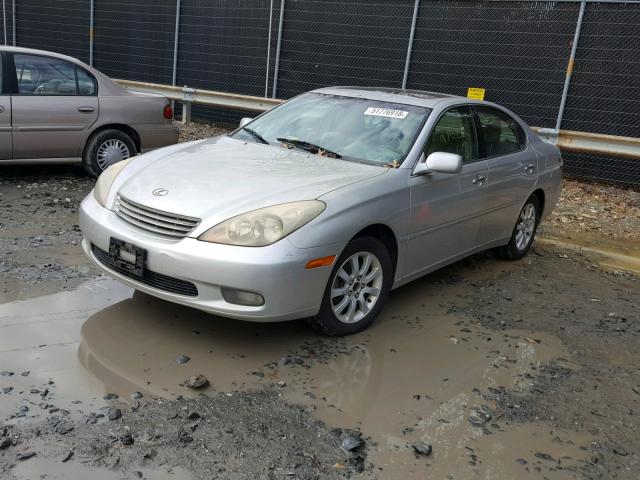 JTHBF30G630113573 - 2003 LEXUS ES 300 SILVER photo 2