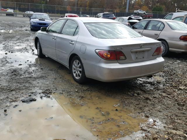 JTHBF30G630113573 - 2003 LEXUS ES 300 SILVER photo 3