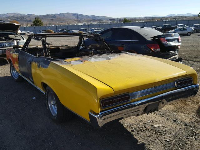 237676K115168 - 1966 PONTIAC LEMANS YELLOW photo 3