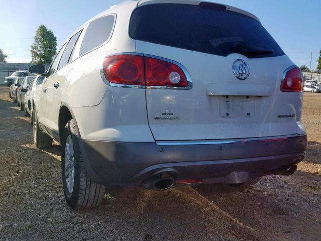 5GAKRBED2CJ390766 - 2012 BUICK ENCLAVE WHITE photo 3