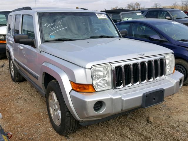 1J8HG48K67C637214 - 2007 JEEP COMMANDER SILVER photo 1