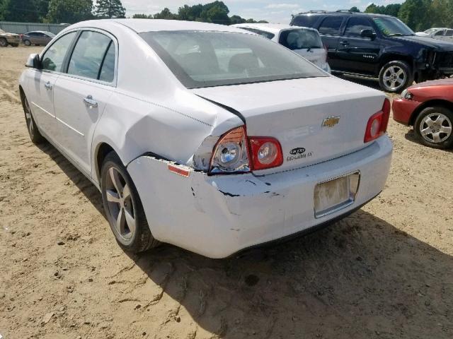 1G1ZC5EUXCF388923 - 2012 CHEVROLET MALIBU 1LT 白色 照片 3