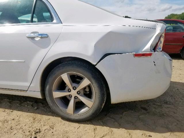 1G1ZC5EUXCF388923 - 2012 CHEVROLET MALIBU 1LT 白色 照片 9