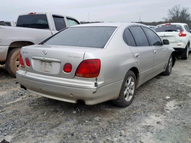 JT8BD69S840200908 - 2004 LEXUS GS 300 SILVER photo 4