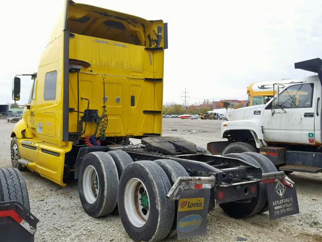 3HSDJSJR4BN374958 - 2011 INTERNATIONAL PROSTAR YELLOW photo 3