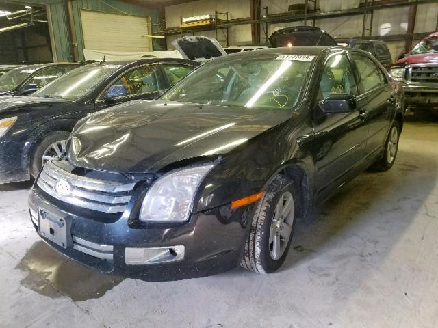 3FAHP07149R210813 - 2009 FORD FUSION SE BLACK photo 2