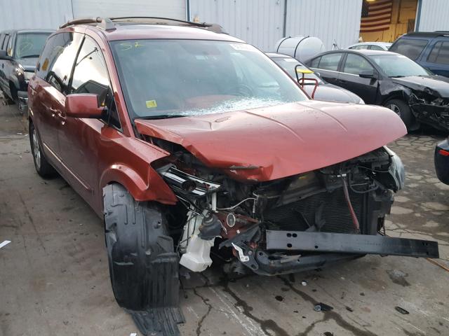 5N1BV28U75N132014 - 2005 NISSAN QUEST S ORANGE photo 1