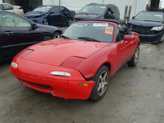 JM1NA3531T0718362 - 1996 MAZDA MX-5 MIATA RED photo 2