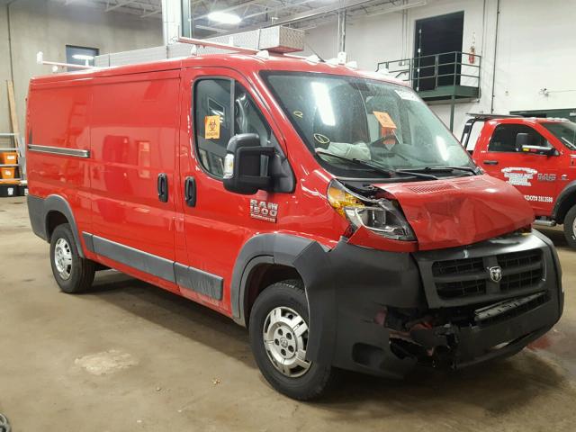 3C6TRVAG1GE105568 - 2016 RAM PROMASTER 红色 照片 1
