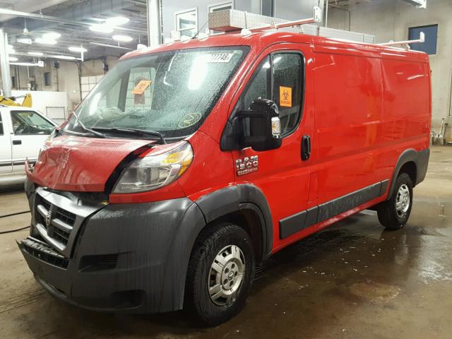 3C6TRVAG1GE105568 - 2016 RAM PROMASTER 红色 照片 2