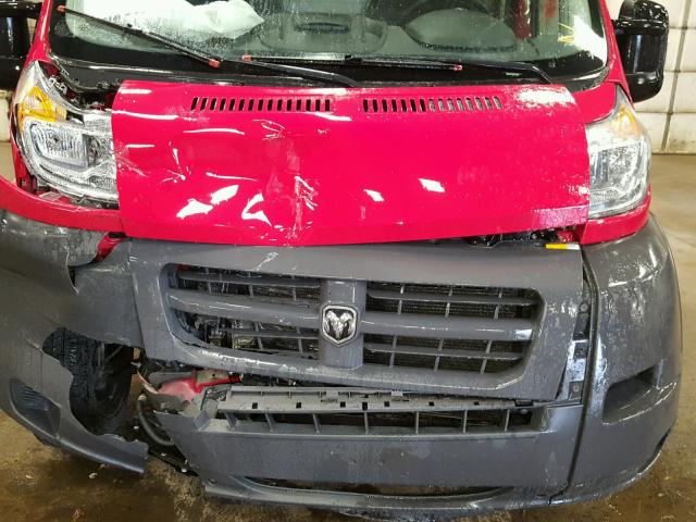 3C6TRVAG1GE105568 - 2016 RAM PROMASTER 红色 照片 7