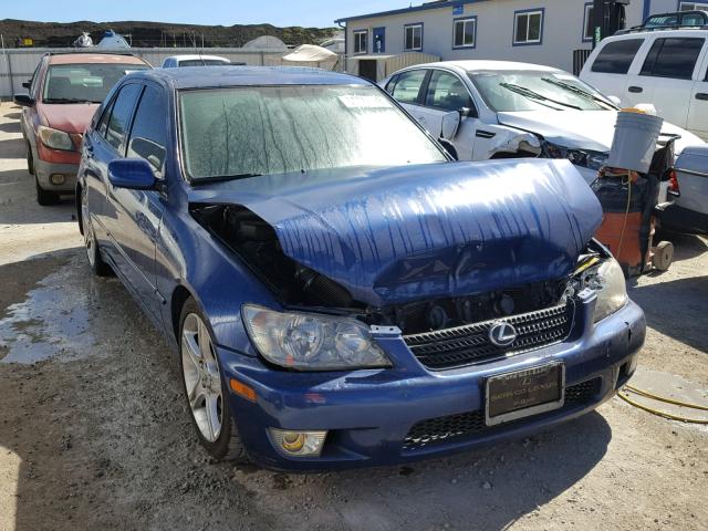 JTHBD192130067068 - 2003 LEXUS IS 300 BLUE photo 1