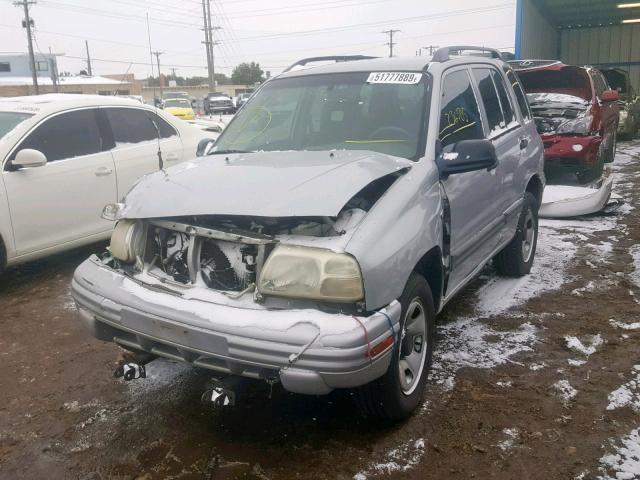 2S3TD52V636102715 - 2003 SUZUKI VITARA JLX SILVER photo 2