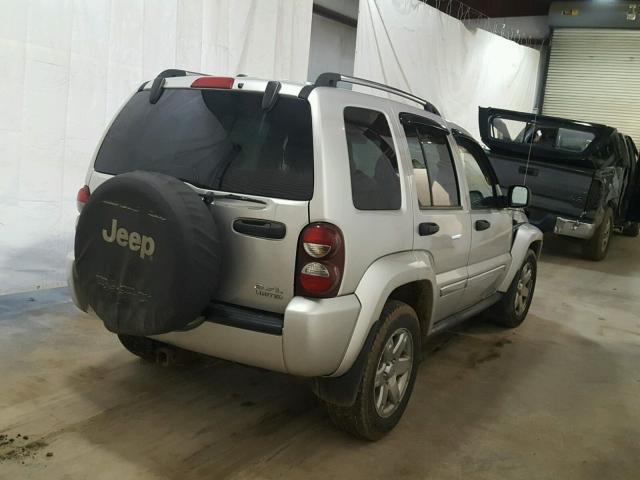 1J4GL58K36W213095 - 2006 JEEP LIBERTY LI SILVER photo 4