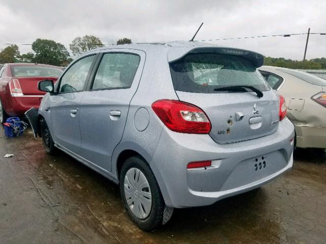 ML32A3HJ8JH013332 - 2018 MITSUBISHI MIRAGE ES SILVER photo 3