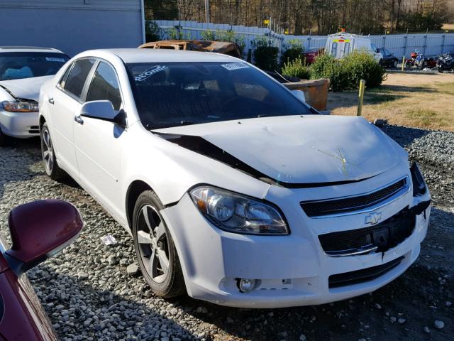 1G1ZC5EU3CF101499 - 2012 CHEVROLET MALIBU 1LT WHITE photo 1