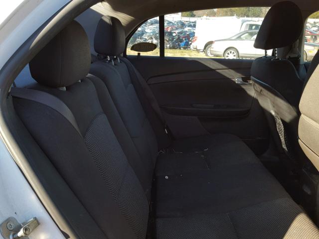1G1ZC5EU3CF101499 - 2012 CHEVROLET MALIBU 1LT WHITE photo 6