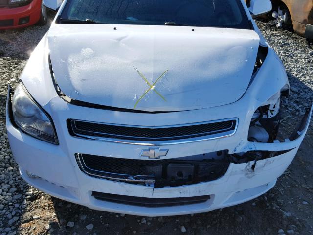 1G1ZC5EU3CF101499 - 2012 CHEVROLET MALIBU 1LT WHITE photo 7