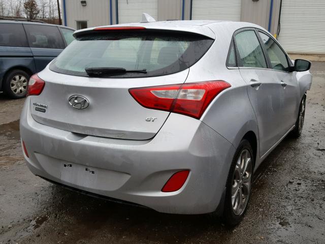 KMHD35LE9DU082284 - 2013 HYUNDAI ELANTRA GT SILVER photo 4