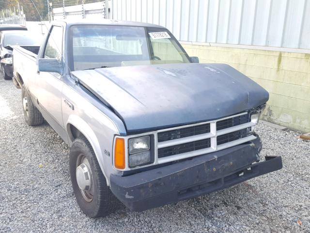 1B7FL26X8KS128415 - 1989 DODGE DAKOTA BLUE photo 1