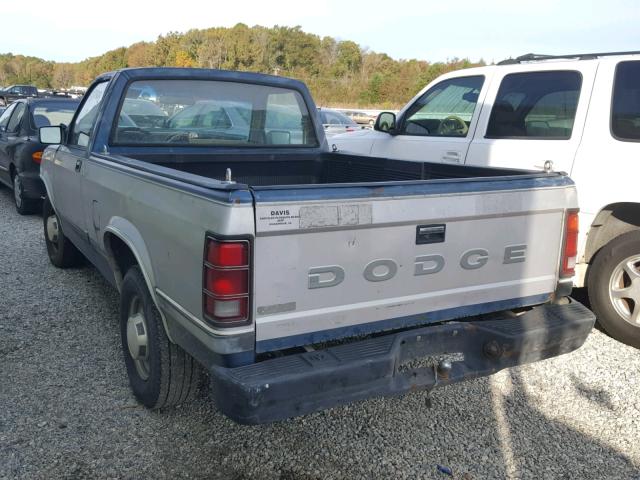 1B7FL26X8KS128415 - 1989 DODGE DAKOTA BLUE photo 3