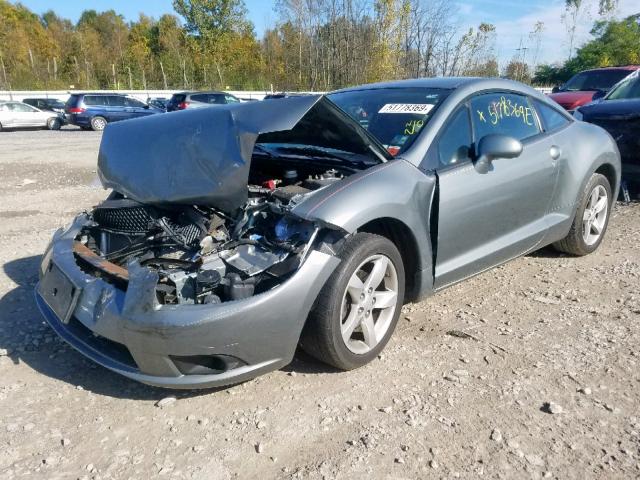 4A3AK24F79E041621 - 2009 MITSUBISHI ECLIPSE GS GRAY photo 2