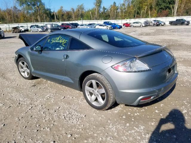 4A3AK24F79E041621 - 2009 MITSUBISHI ECLIPSE GS GRAY photo 3