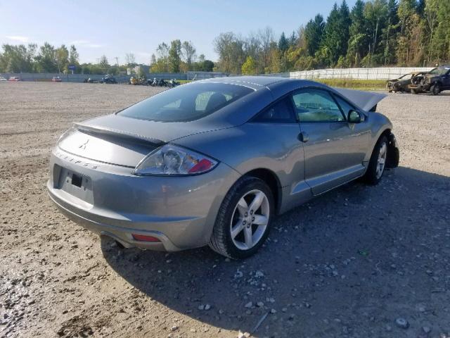 4A3AK24F79E041621 - 2009 MITSUBISHI ECLIPSE GS GRAY photo 4