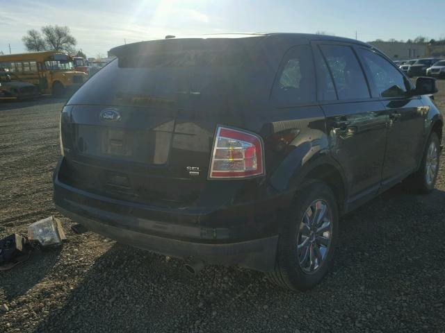 2FMDK48C49BA54572 - 2009 FORD EDGE SEL BLACK photo 4