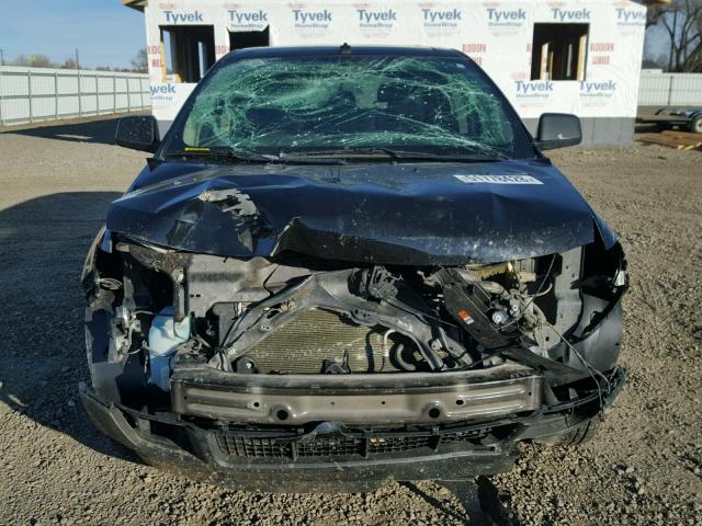 2FMDK48C49BA54572 - 2009 FORD EDGE SEL BLACK photo 9