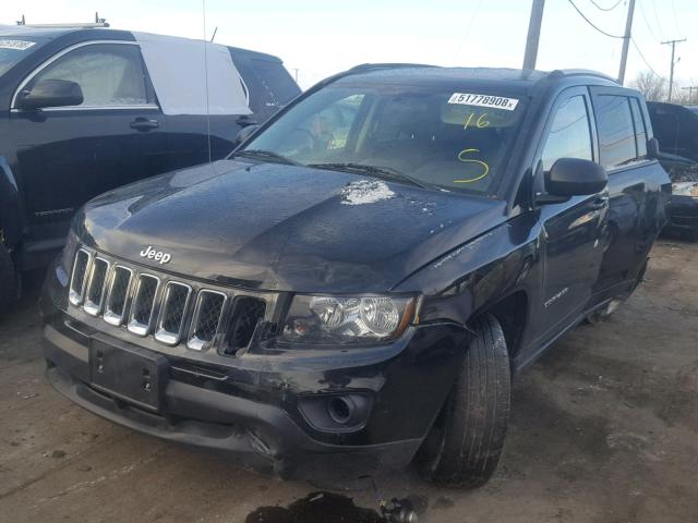 1C4NJDBB7FD437634 - 2015 JEEP COMPASS SP BLACK photo 2