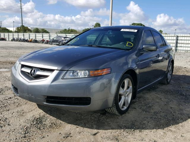 19UUA66274A074902 - 2004 ACURA TL CHARCOAL photo 2