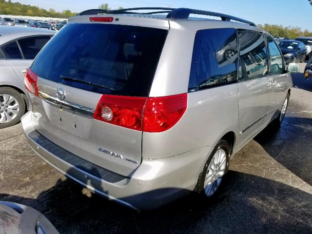 5TDZK22C57S095389 - 2007 TOYOTA SIENNA XLE SILVER photo 4