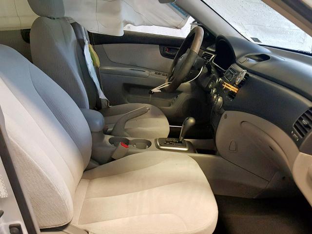 KNAGE123875147898 - 2007 KIA OPTIMA SILVER photo 5