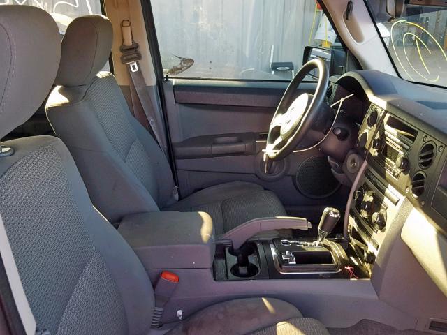 1J8HG48P47C699674 - 2007 JEEP COMMANDER შავი ფოტო 5