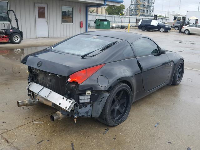 JN1AZ34D14T162347 - 2004 NISSAN 350Z COUPE BLACK photo 4