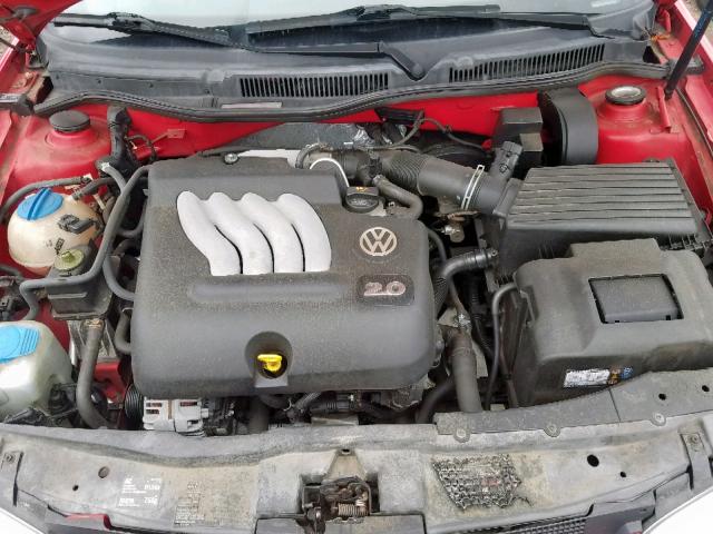 9BWFL61J454032709 - 2005 VOLKSWAGEN GOLF GL RED photo 7