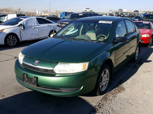 1G8AZ52F94Z102403 - 2004 SATURN ION LEVEL GREEN photo 2