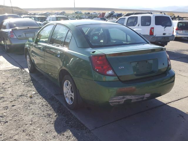 1G8AZ52F94Z102403 - 2004 SATURN ION LEVEL GREEN photo 3