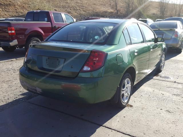 1G8AZ52F94Z102403 - 2004 SATURN ION LEVEL GREEN photo 4