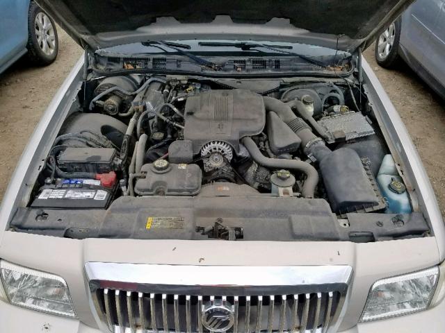 2MEFM75V17X614450 - 2007 MERCURY GRAND MARQ TAN photo 7