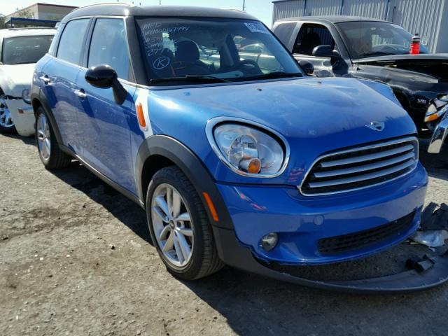 WMWZB3C59EWR38767 - 2014 MINI COOPER COU BLUE photo 1